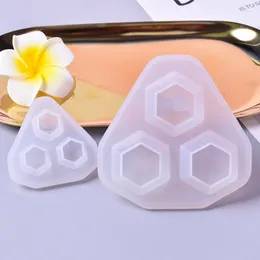 Baking Moulds Diamond Small Pendant Silicone Mold For Resin DIY Crafts Epoxy Jewelry Making Tools