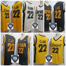 2024 Kvinnliga män ungdomsfinal fyra 4 jersey iowa hawkeyes basket ncaa college caitlin clark size s-3xl