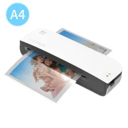 Laminator Yeni SL299 Laminatör Makine Seti A4 Boyutu Sıcak ve Soğuk Laminasyon 2 Silindir Sistemi A4/A5/A6 POUCHES KAĞIT KESME KÖRE