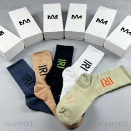 Designer Fashion Luxury Amirness Socks Classic masculino Casual Meias de algodão puro Amirir respirável 5 pares meias com caixa