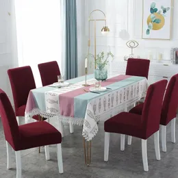 Table Cloth 2024 Decoration Mariage Tovaglia Rosa Manteles Para Mesa Eventos Coiffeuse Avec Miroir Tabouret