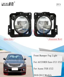 Lampada della nebbia della nebbia per paraurti anteriori Zuk per Honda Accord Euro per Acura TSX 2010 2012 2012 Cu1 Cu2 Foglight Foglamp Reflector4107457