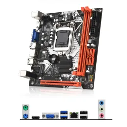 マザーボードLGA 1151 H110マザーボードDDR4 32GBミニメインボードサポートDDR4NVME M.2 SATA3.0 USB3.0ギガビットイーサネットHD VGAマザーボード