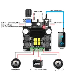 Verstärker TPA3116D2 2*50W Hochleistungs -Audio -Musikverstärker -Verstärker Dual Channel Audioverstärker Stereoverstärker -Lautsprecherplatine