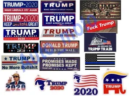 18 Typ Neue Stile Donald Trump 2020 Autoaufkleber 76229cm Autoaufkleber Keep Make America Great Decal für Auto Styling Vehi3278097