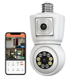 2MP E27 Bulb Camera WiFi Doppia lente Monito