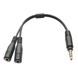 1pcs y cavo splitter da 3,5 mm 1 cavo audio femminile da maschio a 2 per cuffia auricolare mp3 mp4 jack condattatore stereo spina stereo