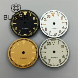 Kits Bliger 29mm Black White Yellow Grey California Watch Dial Green Luminous Fit NH35 NH36 Miyota8215 DG2813 3804 PT5000 Rörelse