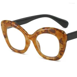Okulary przeciwsłoneczne anty-blue lekkie okulary unisex kota oko prostowanie okularów Ogólna ramka okulary ornamentalne google