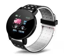 119 Plus Smart Wristband Heart Rate Watch Man bracelet Sports Watches Band Waterproof Smartwatch Android with Alarm Clock1895541