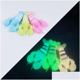 Parti Favor Luminous Fidget Lobster Oyuncakları Slug Duyusal Dekompresyon Koşullandırma Çocuk Doğum Günü Damlası Teslimat Ev Bahçe Festival Malzemeleri E DHIE4