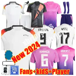 24-25 Erkekler Kroos Euro Kupası 2024 Almanya Futbol Formaları Hummels Gnabry Werner Draxler Reus Muller Gotze Kroos Gnabry Futbol Gömlek Üniforma