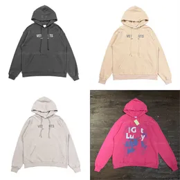 Kapşonlu Sweatshirt Hoodie Tasarımcı Kapşonlular Vete Ments Mektup Baskı Moda Sokak Hip Hop Sport Koşan Pamuk Karışımı Polyester Kalın Erkek Kadın Giysileri Hoodie