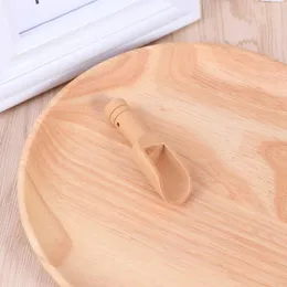 Set di stoviglie da 3 pezzi Mini Scoop Scoop Tavolo in legno Prendi il cucchiaio di stagione per bagno Spoon Spoon Bamboo per sali