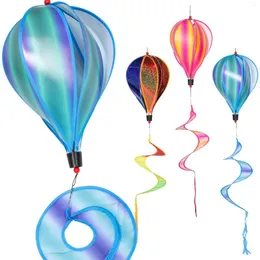 Decorações de jardim 3 PCs Air Balloon Charm Decor Ornamentos Pingente Balões PPC Decoração colorida Criança Decorativa Spinners de vento