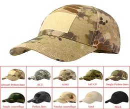 Açık Spor Snapback Caps Hat Kamuflaj Şapkası Sadelik Taktik Tırmanma Ordusu Camo Av Kapak Şapkası Erkekler İçin Yetişkin Cap1392164