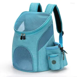 Carriers per gatti Nylon Outdoor Pantonazione portatile Pier Transport Ballibile Piccole gatti Cani Backpack Travel Space Products