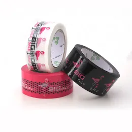 Tejp Big Sale Packing Tape Shipping Box Flamingo Printed Packaging Tape White/Pink Bopp Frakt Tätning Tejp 5 cm x 100m 2016