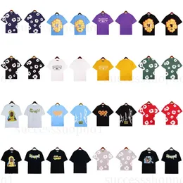 Kapok Shirt Designer T Shirt Europe och USA Hip Hop Personality Foam Donut Kapok Round Neck Short Sleeve Summer New Loose Designer Shirts US Size S-XL