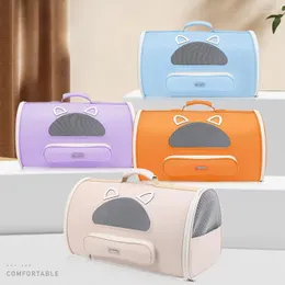 Cat Carriers Portable Dogs Space Bag EVA High Poly Foam Large-capacity Pet Out Foldable Breathable Dog Backpack Box Handbags