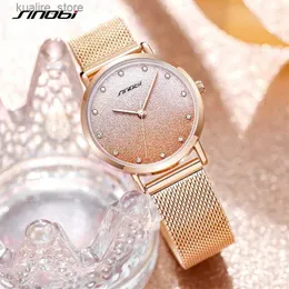 Women's Watches Sinobi Fashion Diamond Woman es Golden Elegent Women Quartz Wristes Ladies Gift Clock Relogio Feminino Dropshipping L240402