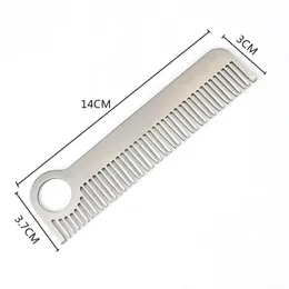 2024 1PC High Quality Stainless Steel Hair Combs Tactical Pocket Comb Hot Sale Health Care Tools For Women Men Unisex - for stainless steel