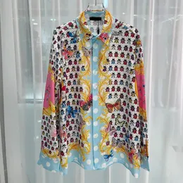 Camicie casual maschile camicia reale di lusso maschile paisley manga manga longa ballo di fine anno roupas de luxo mascolina