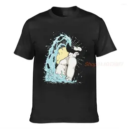 Camisetas femininas Camisa Mulheres Mulheres grandes barba super enorme homem barbudo gay bem cuidados de camiseta de manga curta masculina