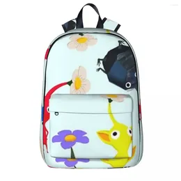 Backpack Pikmin Casual Student School Bag Laptop RucksAck Podróż Large Pacader Bookbag