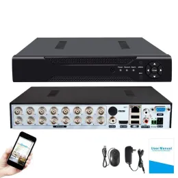 레코더 4CH /8CH /16CH H.264 보안 AHD CCTV DVR 5MP /4MP AHD CVI TVI 아날로그 IP 카메라 5 5MP 4.0MP 하이브리드 비디오 레코더 4K 비디오 출력