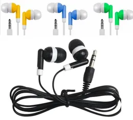 Candy Earphones Headphone Headset 35mm Jack Universal Earphone Earskydd för Samsung iPhone Mp3 MP4 Tablett2067525