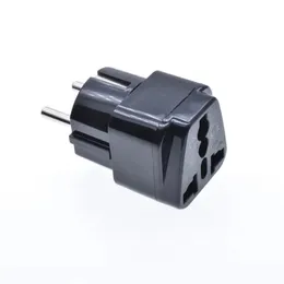 2024 NYA UNIVERSAL TILL EU -PLUG -adapter 10A/16A Schuko Round 2 Prongs typ E Europeiska Tyskland Frankrike Italien Swiss Power Conversion