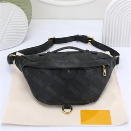 Designer Fanny Packs Letter präglad V Flower Bumbag Luxury Women Man Crossbody Väskor 44812 Midjebältesväska för män med dammsäck Bum Bag