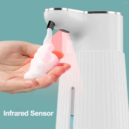Sıvı Sabun Dispenser Kızılötesi İndüksiyon Banyo Aracı Duvar Çıkarmaları 14500 Lityum Pil 400ml Kapasite 500mAH Ayarlanabilir