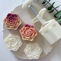 Formy do pieczenia 75G Flower Mooncake formy kształt róży znaczek ciasteczka