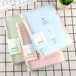 دفاتر الملاحظات Note A5 B5 A4 Campus Loose Leaf Notebook Memo Diary Index School School Japanese Stationery