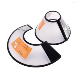 Hundkrage Praktisk e-krage Pet Cone Padded Protective Cat After Home Travel Anti-Bite for Small Recovery PP Justerbar