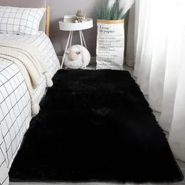 Tappeti morbidi tappeti area soffice tappeti moderni per la camera da letto per bambini pavimento di scuola materna 2'X 3 'coperte più morbide nere