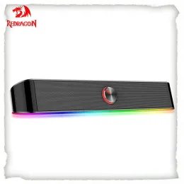 Altoparlanti Redragon GS560 Desktop da 3,5 mm Stereo Serrover Arround Music Smart RGB Lighting Solulio Soundbar per altoparlante per laptop per PC per computer