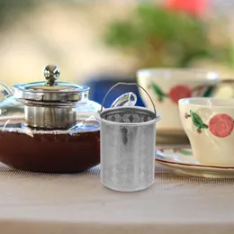 Dinnerware Define filtros de chá de bule de chá solto de malha de malha de aço inoxidável de aço inoxidável