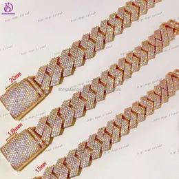 2023 Hot Sale China Wholesale Moissanite Cuban Link Armband 6mm