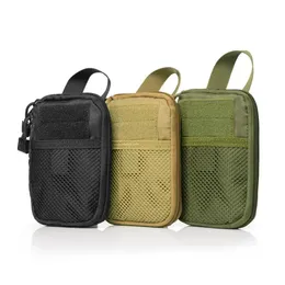 Tactical Military EDC Molle bolsa pequena cintura de caça bolso de bolso para iPhone 6 7 Plus para sacolas esportivas ao ar livre do exército Samsung