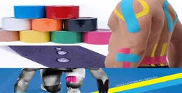 Kinesiology Tape Roll bawełniany elastyczny klejem bandaż obrażeń odkształceniem obciążenia nerwowo -mięśniowe taśma ochronna LJJZ6748299588