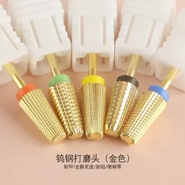 Carbide Tungsten Nail Bits Milling Cutter Burrs Electric Nail Drill Bit Pedicure Cuticle Clean Tools For Manicure Buffers Drill