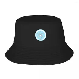 Berets Blue Cosmos ATOM Cryptocurrency Crypto Bucket Hats Panama Hat Children Outdoor Cool Fisherman For Summer Women Man Caps