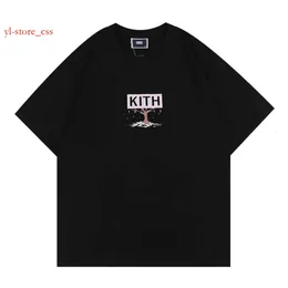 Kith Mens Tasarım T-Shirt İlkbahar Summercool Sports Comfort Tees Tatil Kısa Kollu Mektuplar Baskı Kithbig Marka Moda Klasik Erkekler T-Shirt 9003