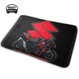 Mattor GSX Power Engine 3D Soft Non-Slip Mat Rug Carpet Cushion V Strom Motorcykel Japanska motorcyklar Speed ​​Goup H2