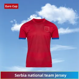 24 25 Maglie di calcio Serbia 2024-2025 Milivojevic Mitrovic Tadic Jovic Kolarov Kostic Vlahovic Sergel Matic National Football Team Kit