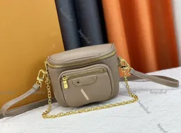 crossbody väska bumbag designer väska kvinnor lyx axel väska mini bumbag kvinna handväskor gradient läder cross bods kedja kedja bum väska lady väska khaki blomma prägling