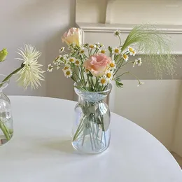 Vase Ins Styleミニマリストとニッチデザインセンス花瓶新鮮な花水耕栽培花のアレンジメントホーム